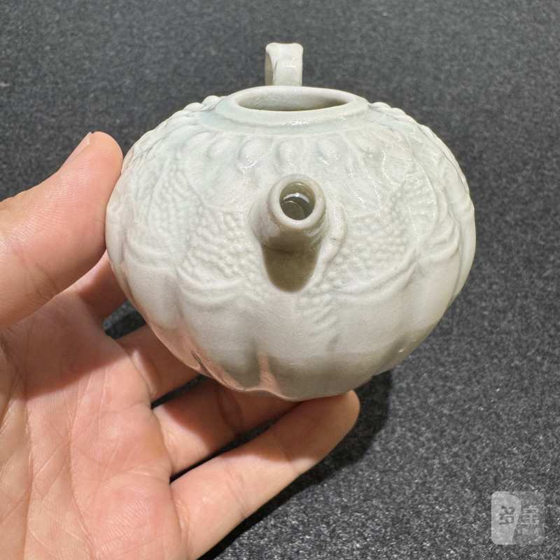 明 影青印花小执壶 - 图3